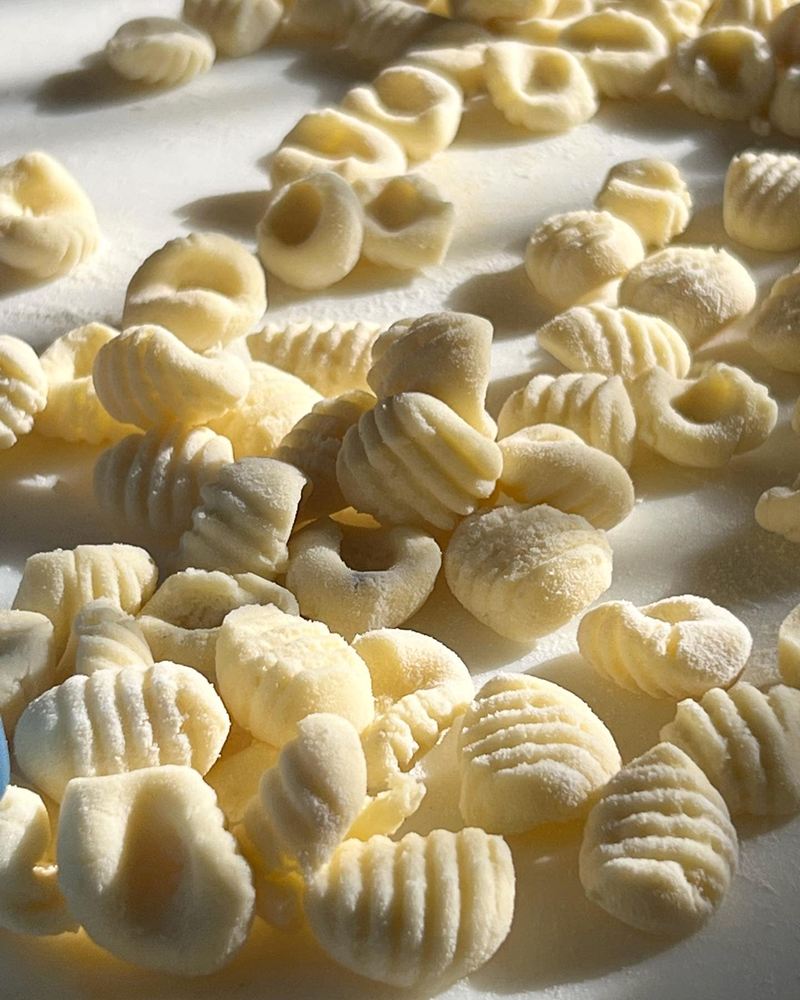 Gnocchi di patate rigati, appena fatti